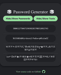 Thumbnail preview of the Password Generator web interface.