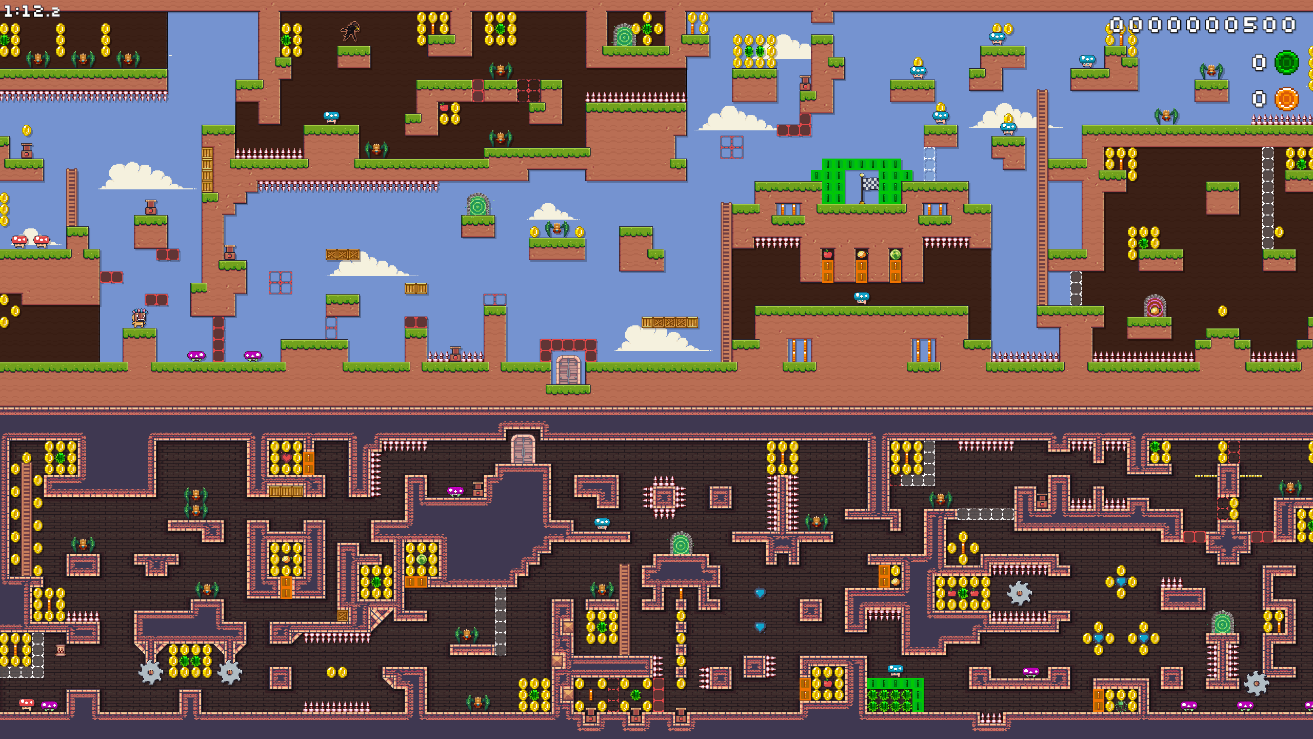 An expansive level design