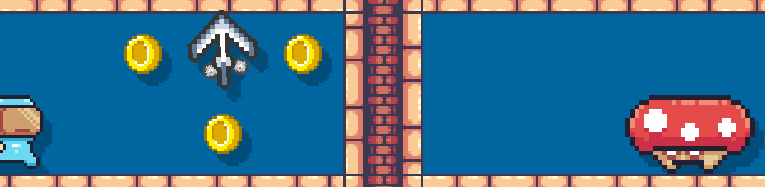 Player shooting some fireballs