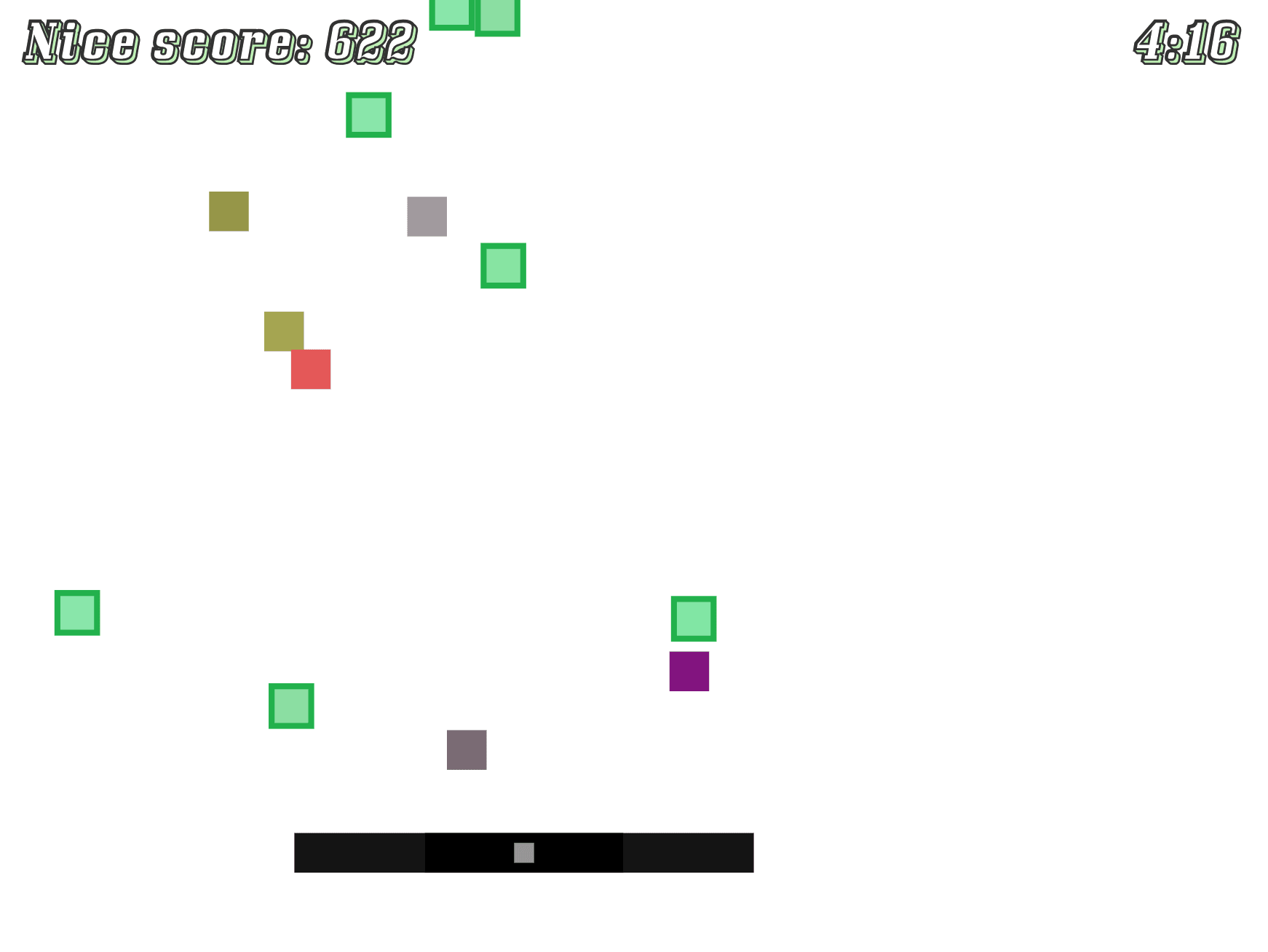 Pong gameplay 1
